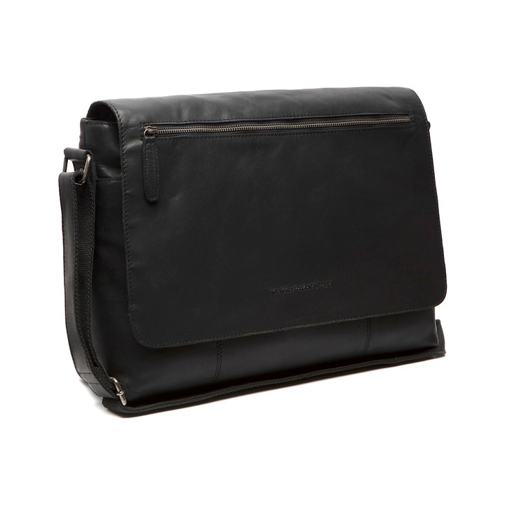 Geanta de laptop The Chesterfield Brand, din piele naturala premium, Toledo, Negru