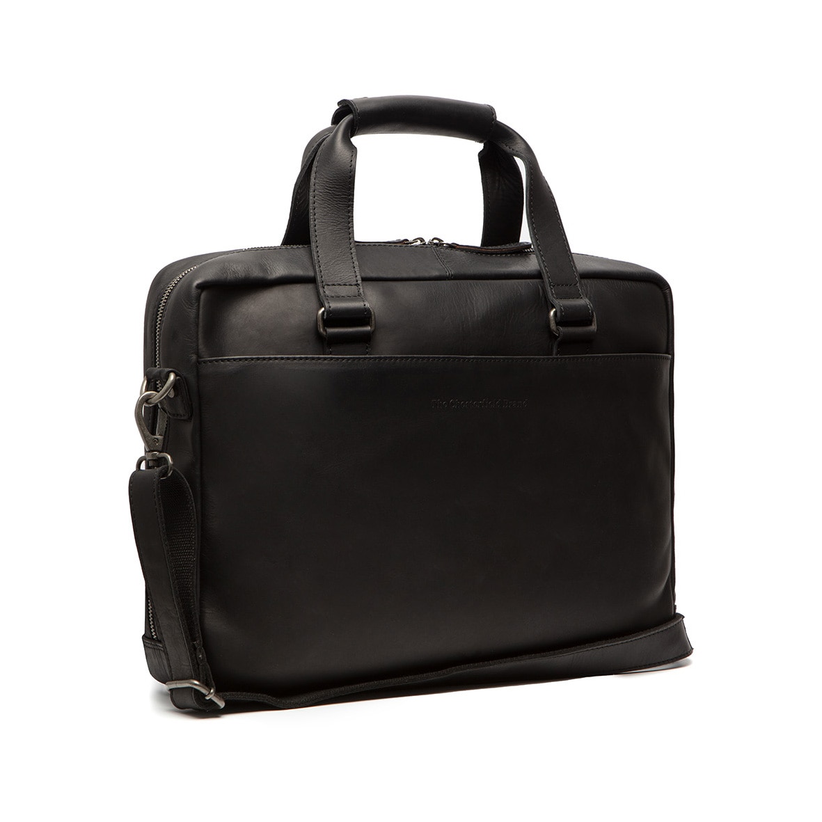 Geanta de laptop din piele naturala, The Chesterfield Brand, Colorado 15 inch, Negru