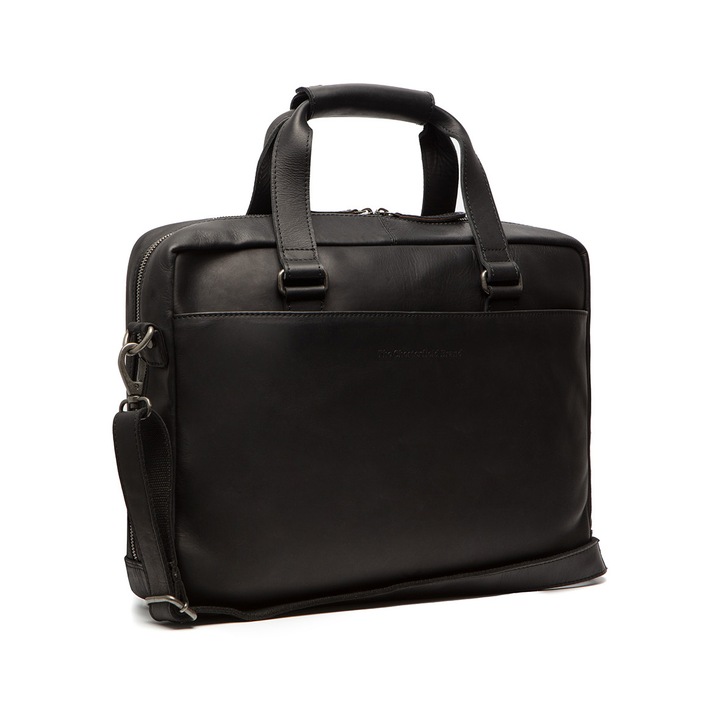 Laptoptáska eredeti bőrből, The Chesterfield Brand, 15 inch, Colorado, Fekete