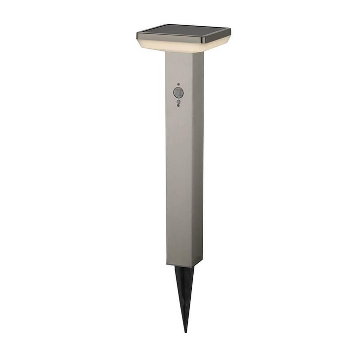 Соларна лампа Optonica, LED, Алуминий, Сензор, 600lm, IP44