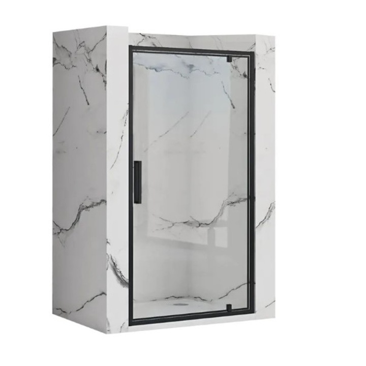 Usa de dus Rea Rapid, Batante, 90, Sticla securizata, Rotativa, Neagra