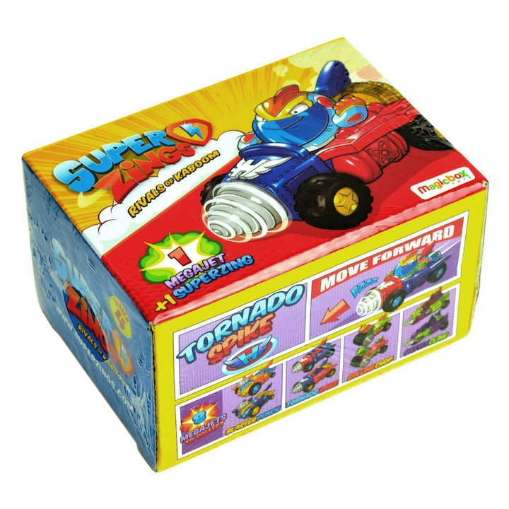 SUPER ZINGS serie 4 Megajet Figura vehicul