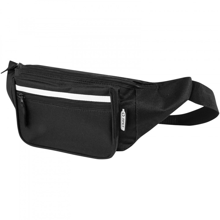 Borseta de brau, Everestus, 22FEB0359, 38x15x7.6 cm, Poliester, Negru, saculet inclus