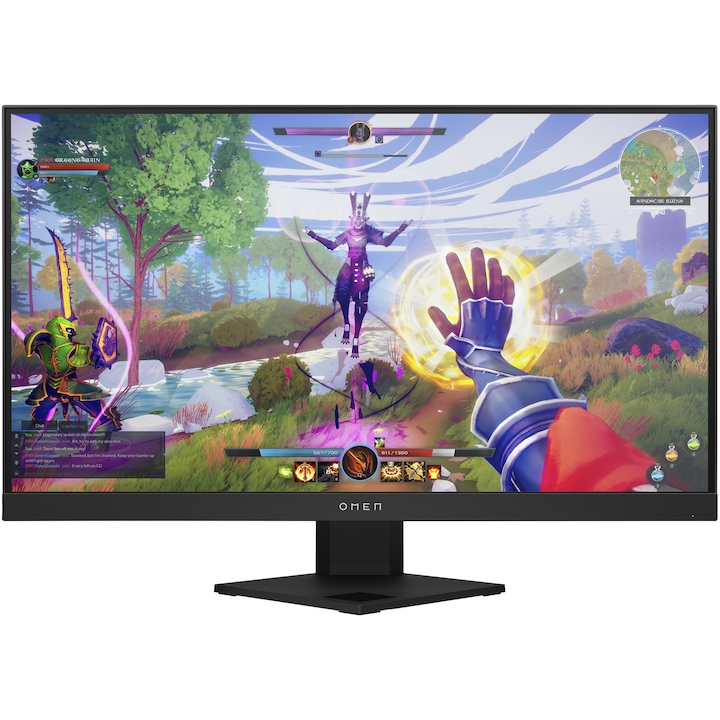 Hp Omen 25i Gamer monitor, 25", Full HD, 165Hz, IPS, DisplayPort, 1000:1, 1ms, Fekete