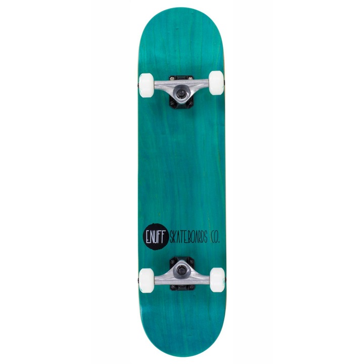 Skateboard, Enuff, Logo Stain, Artar/Aluminiu, 80x20.3 cm, Turcoaz