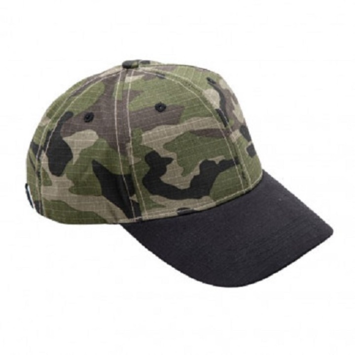 Подсилена зелено-кафява камуфлажна шапка размер 56-70 универсална