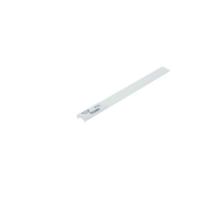 Дифузер за LED профил Lumines Slim Frozen, PVC, 2м, Бял