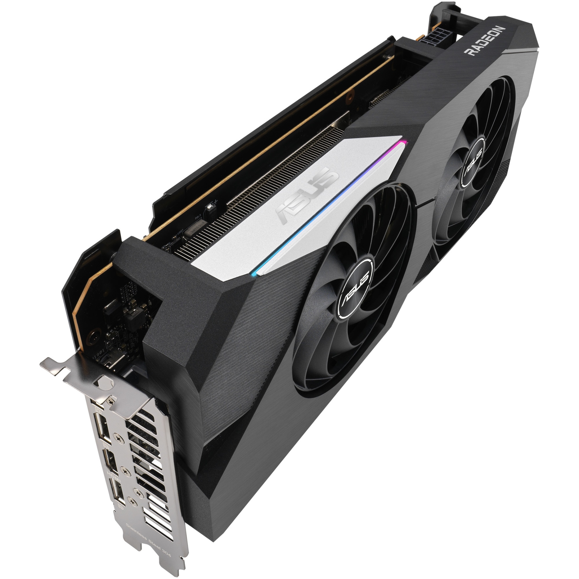 Placa video Dual ASUS Radeon™ RX 6750 XT OC, 12GB GDDR6, 192-bit