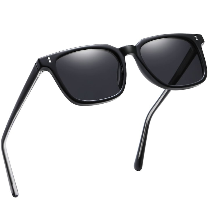 Ochelari de soare, uVision Morris Black, lentile polarizate, PolarVision, Barbati