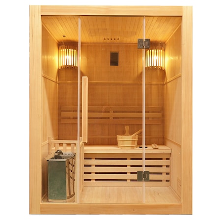 Sauna cu finladeza, riga, 3 persoane, 150x120x190