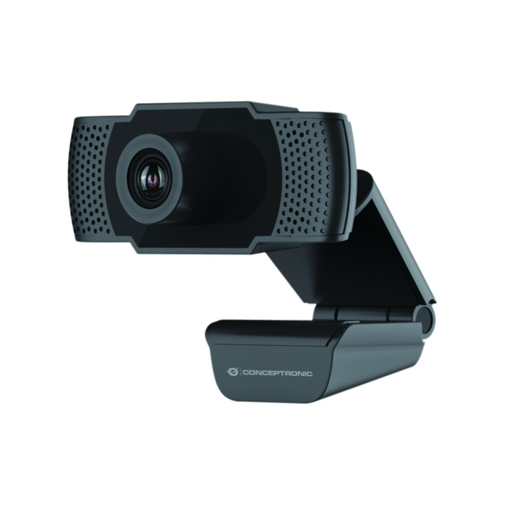 CONCEPTRONIC AMDIS01B 1080P Full HD webkamera mikrofonnal, 80 x 33 x 91 mm