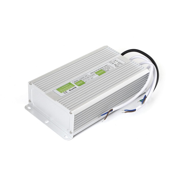 Sursa de alimentare modulara Koloreno, 200W, 12V, 16.6A, IP67, Multicolor