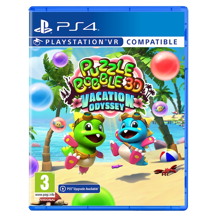 Puzzle Bobble 3d: Vacation Odyssey (psvr Compatible) PlayStation 4 és PlayStation VR Játékszoftver