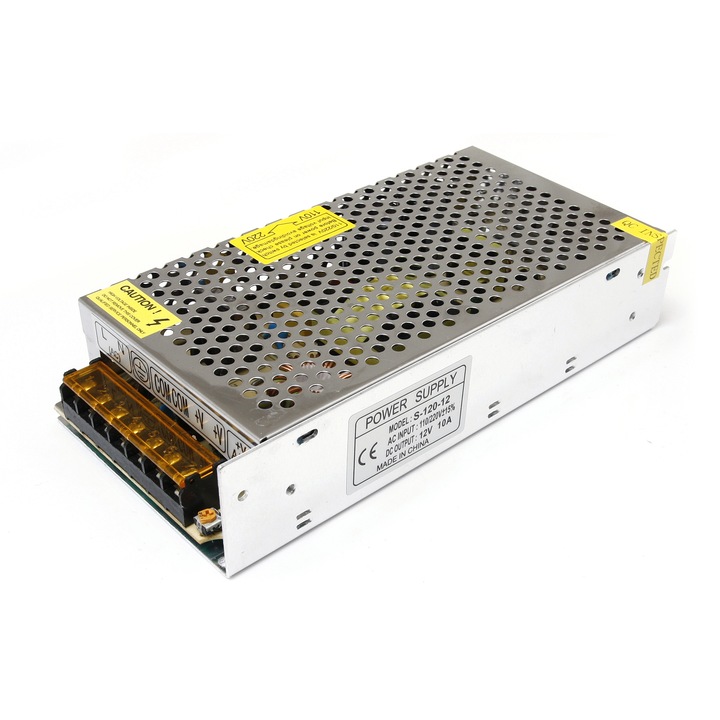 Модулно захранване Koloreno, 120W, 12V, 10A, IP20, Многоцветно