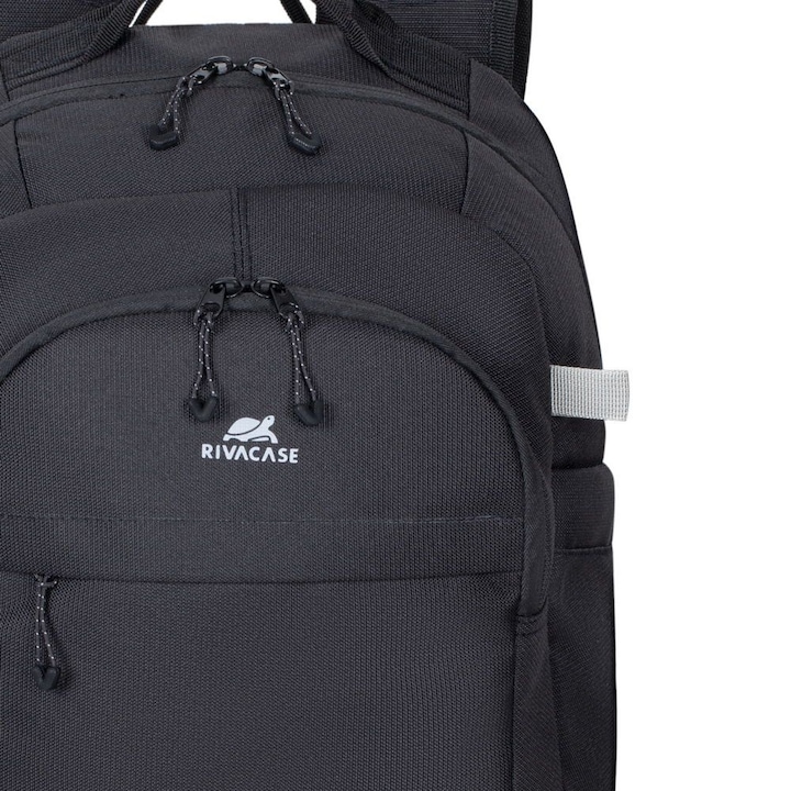 Rucsac pentru notebook, RivaCase, Urban, 16L, Negru