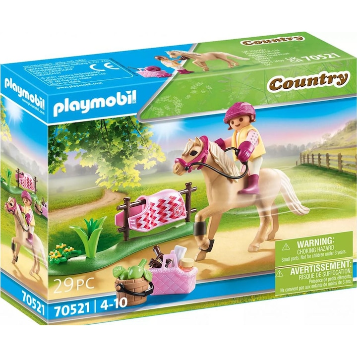 Playmobil Country - Pony Farm, Figurina colectie ponei de calarie german