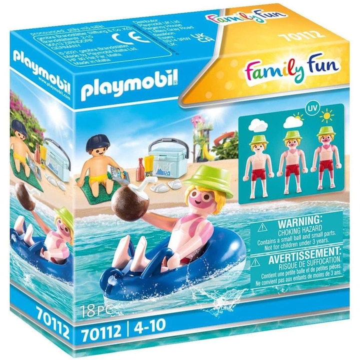 Playmobil Family Fun - Tropical Water Park, Inotator ars de soare