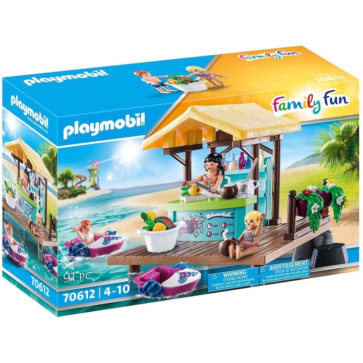 Playmobil Family Fun - Tropical Water Park, Ponton inchiriere barcute