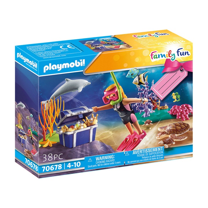 Playmobil Family Fun - Tropical Water Park, Kincsvadászat ajándékkészlet
