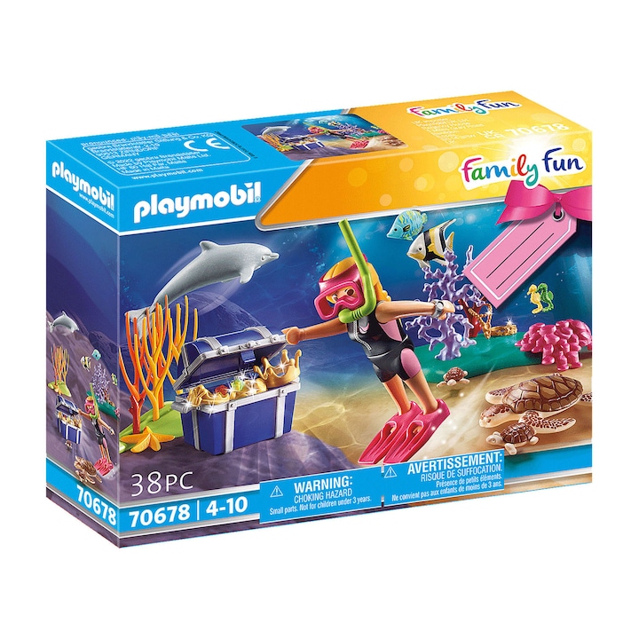 Playmobil Family Fun - Tropical Water Park, Set cadou in cautarea comorii