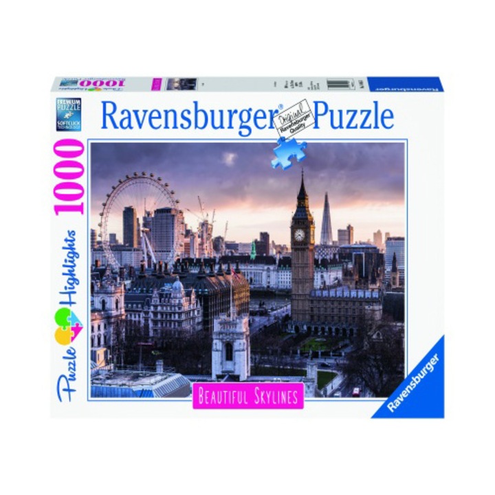 Puzzle Ravensburger - Beautiful Skylines, Londra, 1000 piese