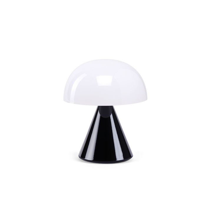 Lampa Portabila LED Mini, Reincarcabila, Dimmer, Lumina Alba sau Rece, Lexon Mina - Glossy Black