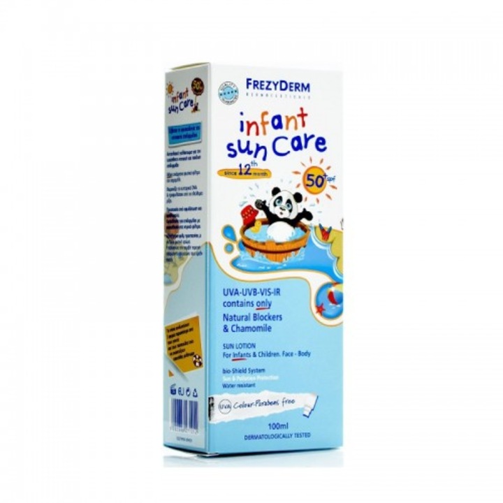 Слънцезащитно мляко, FREZYDERM Infant Sun Care, детски, SPF50+, 100ml