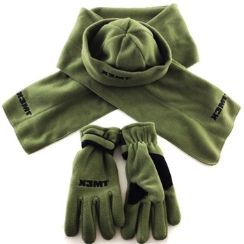 Set cadou X3M1, caciula, fular si manusi, fleece, verde, marimea S Set cadou X3M1, caciula, fular si manusi, fleece, verde, marimea S