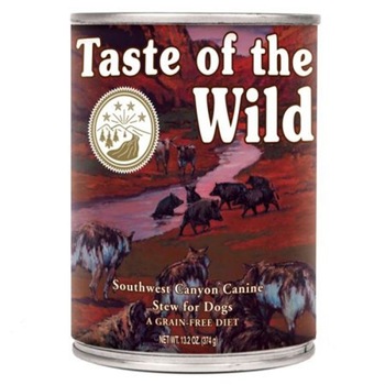 Hrana umeda pentru caini Taste of the Wild, Southwest Canyon, 390 g Hrana umeda pentru caini Taste of the Wild, Southwest Canyon, 390 g