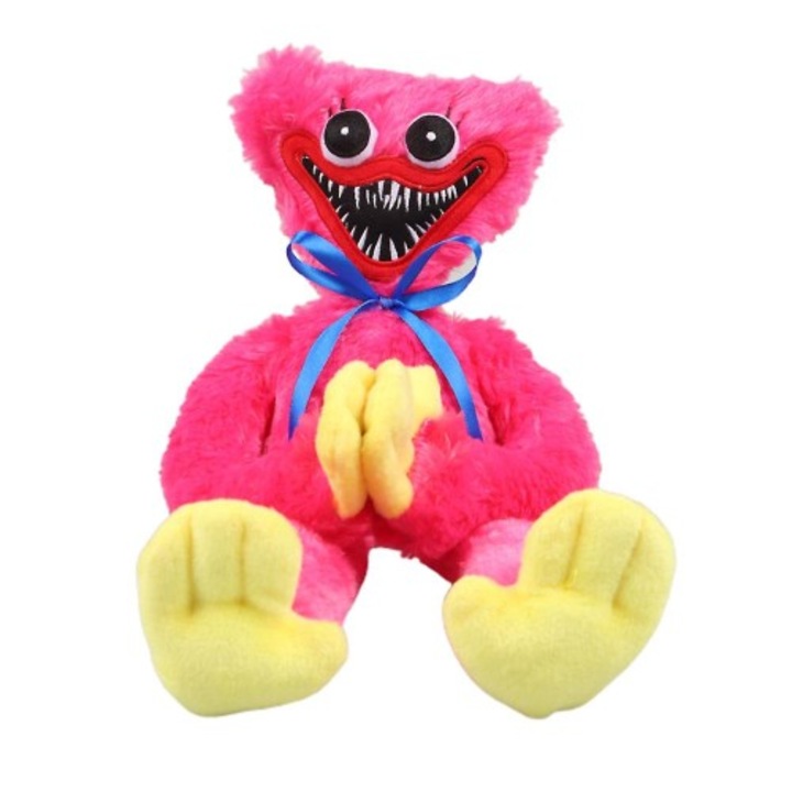 Jucarie de plus, Kissy Missy si Huggy Wuggy Doll, Poppy Playtime, 40cm, Roz