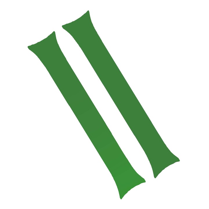 Set Jucarii Gonflabile pentru Aplauze, Tip 2 Bucati Baston, 60x10 cm, Verde – Ideal pentru Mitinguri si Evenimente Sportive, Dalimag