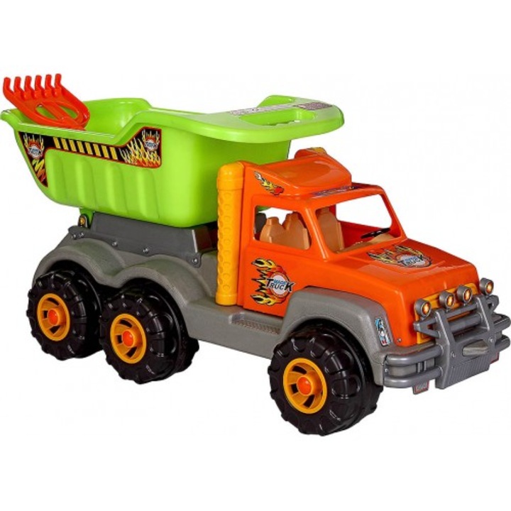 Camion gigant K-7338 Enhos Toys, culoare verde