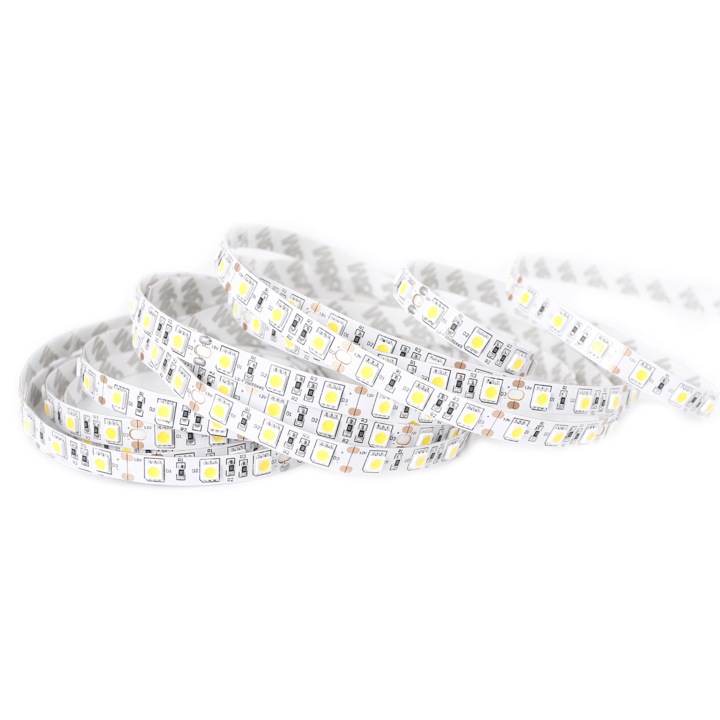 Лента LED Koloreno, 12V, 300 LED, 3600 lm, 6000K, 5 м, Студено бяло