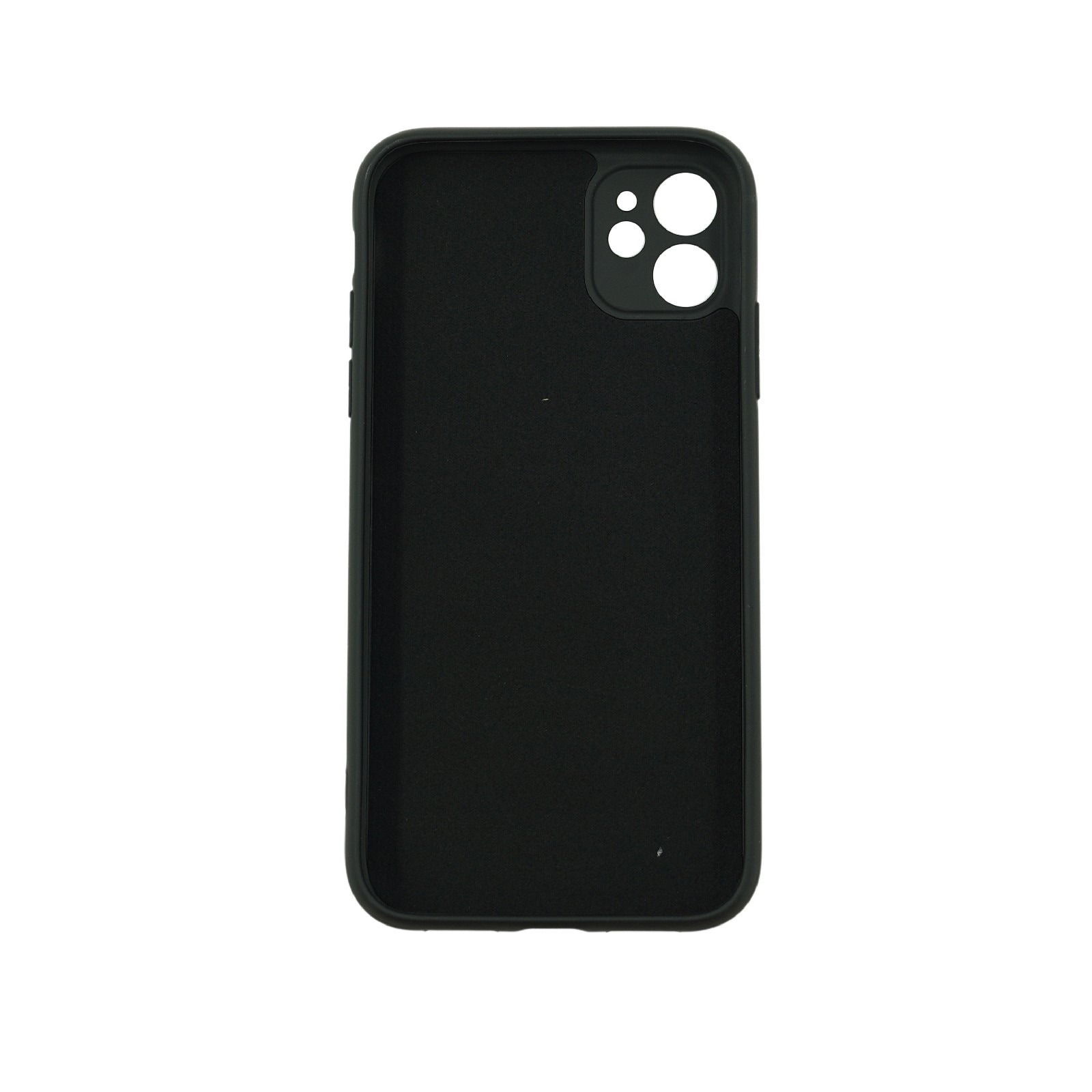 Husa protectie Flippy compatibila cu Apple iPhone 12 Liquid Silicone Case Negru