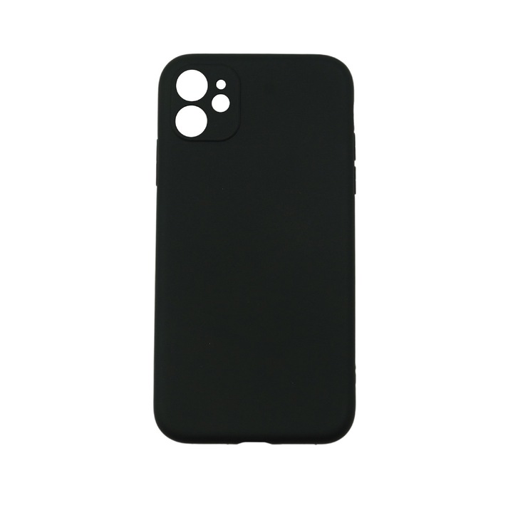 Защитен капак, Flippy, съвместим с Apple iPhone 12 Pro Liquid Silicone Black