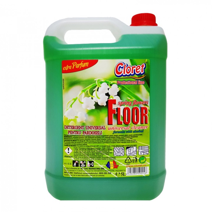 Detergent pardoseli univerasal, Cloret, Lacramioare 5 L