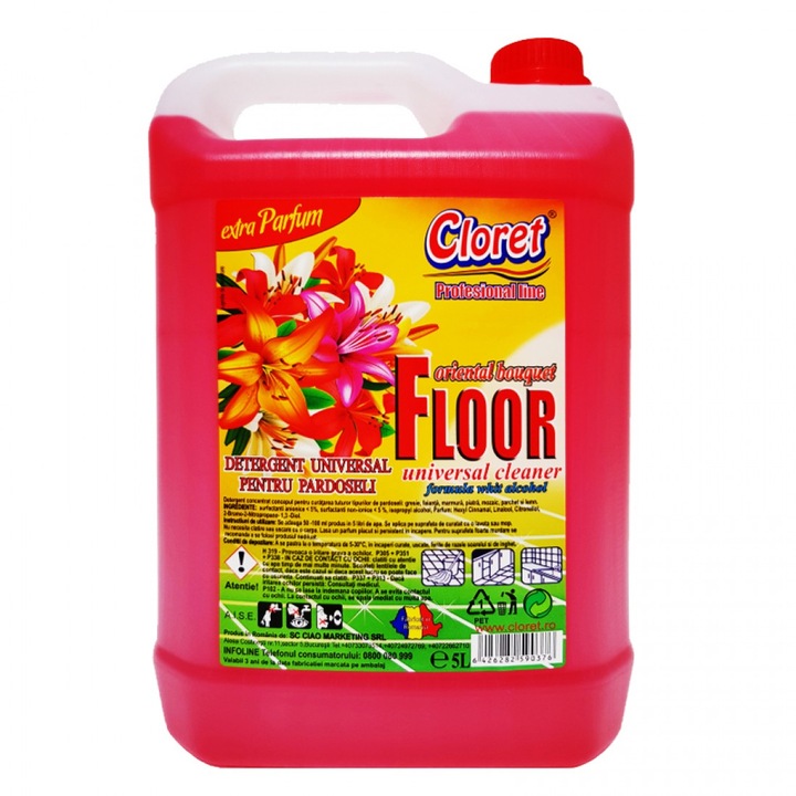 Detergent pardoseli univerasal, Cloret, Buchet Oriental 5 L