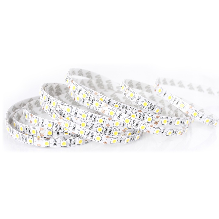 Лента LED Koloreno, 72W, 300 LED, 3600 lm, 3000K, 5 м, Топло бяло