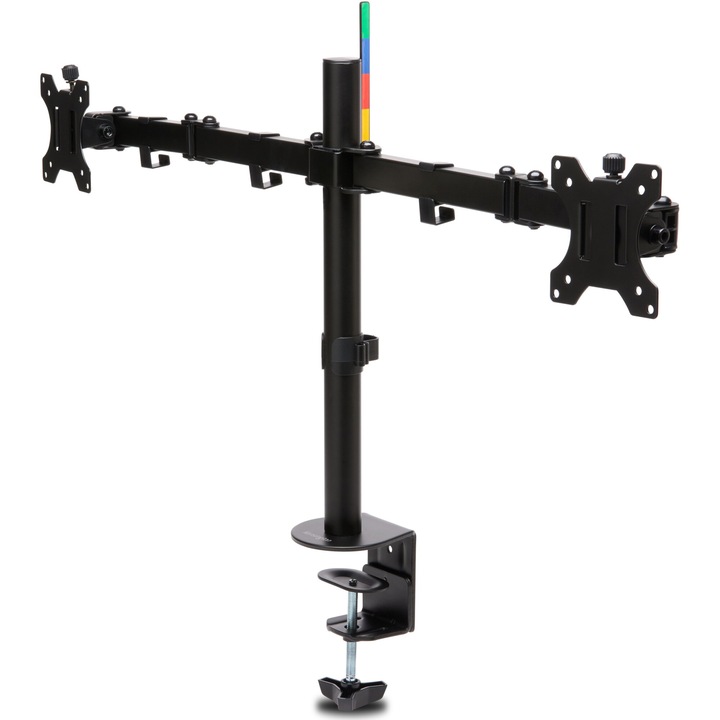 Kensington Monitortartó kar, kettő monitorhoz, "SmartFit® Ergo Dual", Fekete