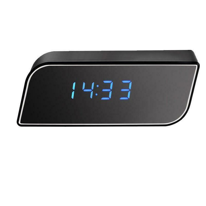 Camera Spion WI-FI Ascunsa in Ceas de Birou TSS-CB01, Inregistrare Audio-Video, Night Vision, Full HD, Activare la Miscare si 3 Functii DVR