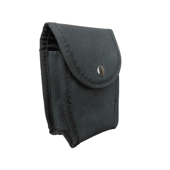 Husa catuse, Nailon, 13x10x5 cm, Negru