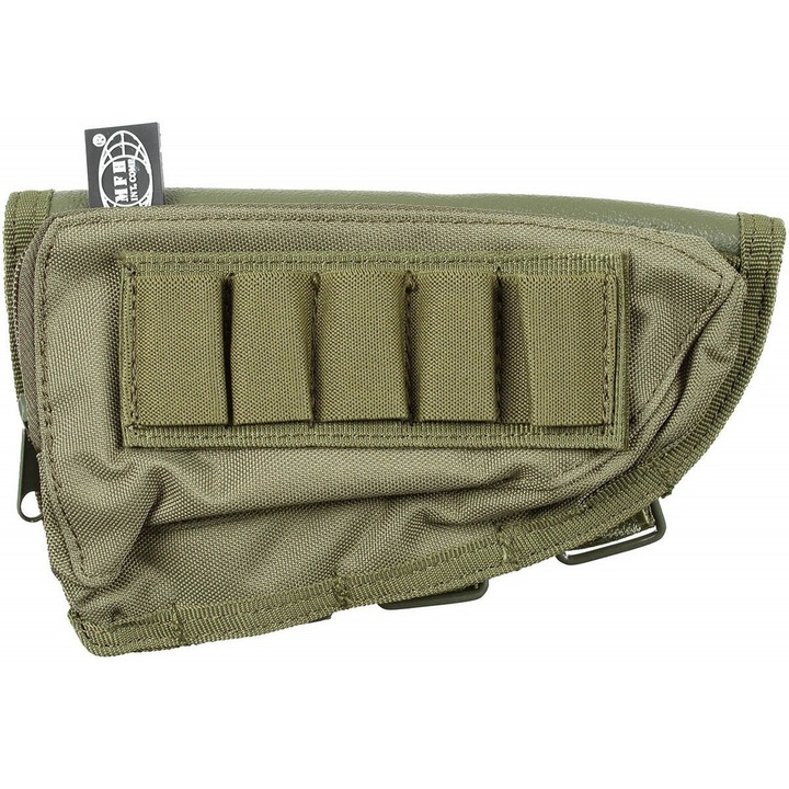 Husa cartuse, Poliester, 20x12x5cm, Verde kaki