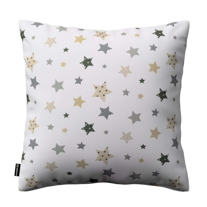 Калъфка за възглавница от полиестер, Kinga, 100-141-86, Бяла, 43 x 43 см