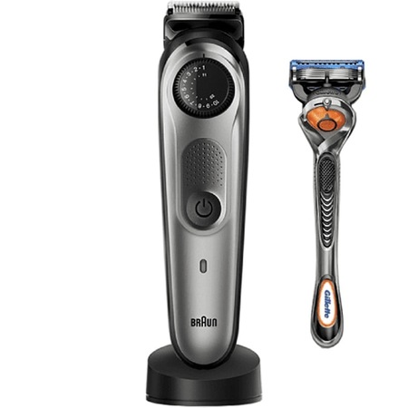 Masina de tuns pentru barba si par, Braun BT7940TS, 39 de setari de ...