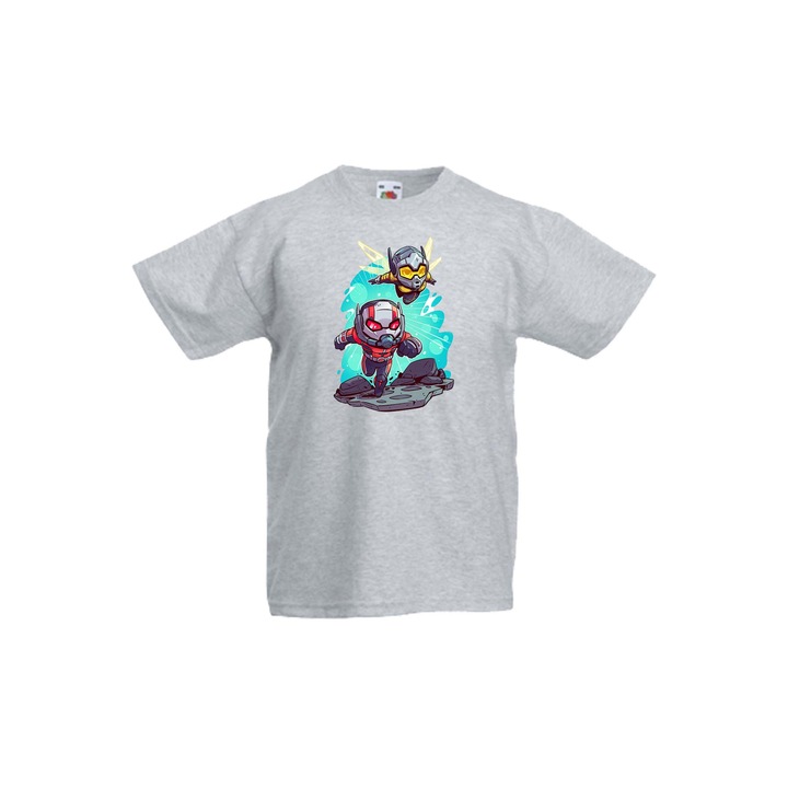 Tricou copii Marvel Avengers Super Heroes Marvel Ant Man & The Wasp, Gri
