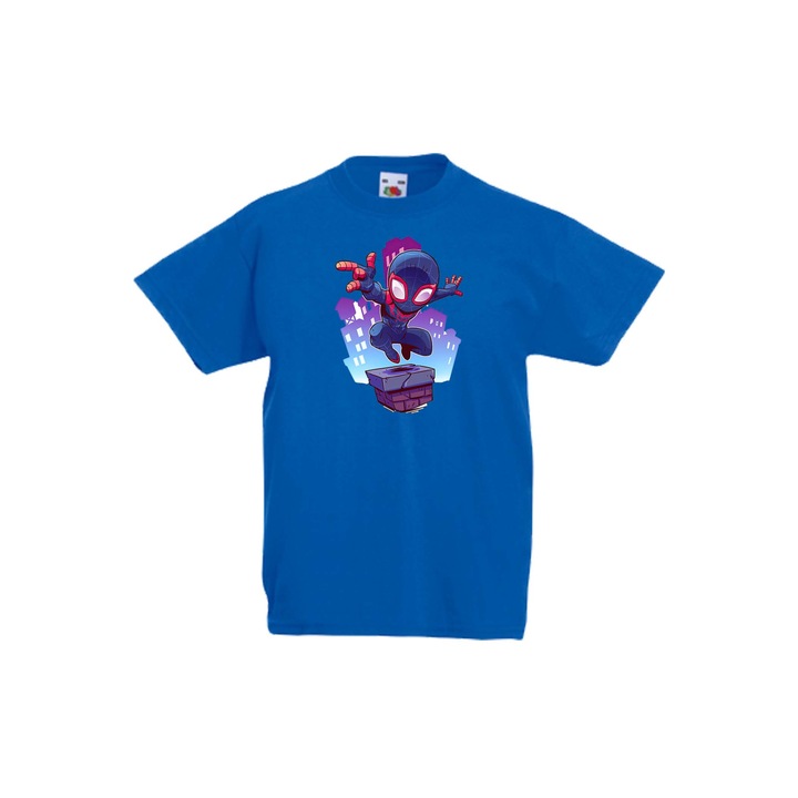 Gyermek póló Marvel Avengers Szuperhősök Super Heroes Marvel Spiderman 3, Kék