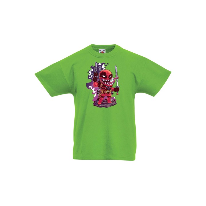 Tricou copii Marvel Avengers Super Heroes Marvel Venom pool 2, Verde menta