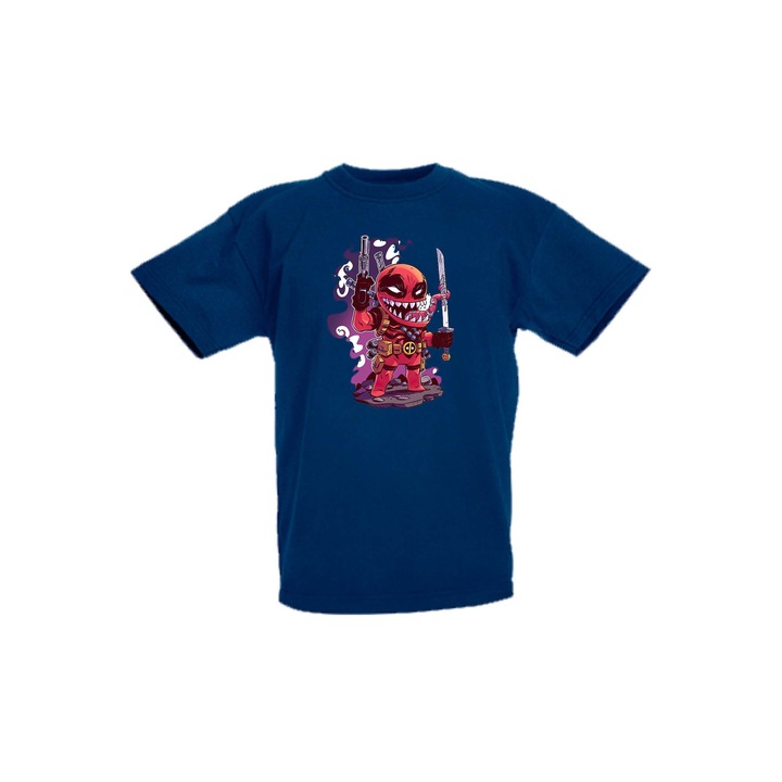 Tricou copii Marvel Avengers Super Heroes Marvel Venom pool 2, Bleumarin