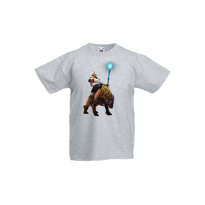 Детска Тениска DOTA 2 подарък геймър gamer gamer girl RPG MOBA Blizzard Steam Chen, Светлосив меланж