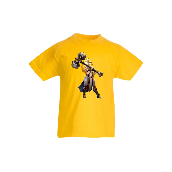 Детска Тениска DOTA 2 подарък геймър gamer gamer girl RPG MOBA Blizzard Steam Dawnbreaker, Жълт